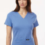 Jaanuu Unisex Cesi Ultrasoft V-Neck Scrub Top - Ceil Blue - Coming Soon