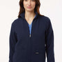 Jaanuu Womens Ceri Essential 6 Pocket Moisture Wicking Full Zip Scrub Jacket - Midnight Navy Blue - New
