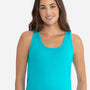 Next Level Womens Tank Top - Tahiti Blue - New
