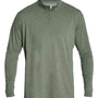 Anetik Mens Low Pro Moisture Wicking 1/4 Zip Sweatshirt - Heather Dark Olive Green - Coming Soon