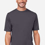 Core 365 Mens Capital Performance Moisture Wicking Short Sleeve Crewneck T-Shirt - Carbon Grey - New