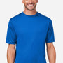Core 365 Mens Capital Performance Moisture Wicking Short Sleeve Crewneck T-Shirt - True Royal Blue - New
