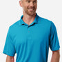 Core 365 Mens Nova Performance Pique Moisture Wicking Short Sleeve Polo Shirt - Electric Blue - New
