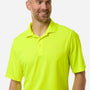 Core 365 Mens Nova Performance Pique Moisture Wicking Short Sleeve Polo Shirt - Safety Yellow - New