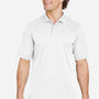 Core 365 Mens Market Moisture Wicking Mesh Short Sleeve Polo Shirt - White - Coming Soon