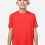 Core 365 Youth Capital Performance Moisture Wicking Short Sleeve Crewneck T-Shirt - Marina Red - New
