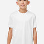 Core 365 Youth Capital Performance Moisture Wicking Short Sleeve Crewneck T-Shirt - White - New