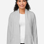 Devon & Jones Womens Raleigh Stretch Moisture Wicking Long Sleeve Cardigan Sweater w/ Pockets - Grey - Coming Soon