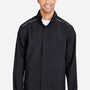 Core 365 Mens Barrier Packable Wind & Water Resistant Full Zip Hooded Rain Jacket - Black - Coming Soon