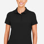 Devon & Jones Womens CrownLux Windsor Performance Moisture Wicking Welded Short Sleeve Polo Shirt - Black - Coming Soon