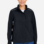 Core 365 Womens Barrier Packable Wind & Water Resistant Full Zip Hooded Rain Jacket - Black - Coming Soon
