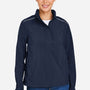 Core 365 Womens Barrier Packable Wind & Water Resistant Full Zip Hooded Rain Jacket - Classic Navy Blue - Coming Soon