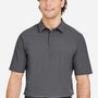 Devon & Jones Mens CrownLux Windsor Performance Moisture Wicking Welded Short Sleeve Polo Shirt - Graphite Grey - Coming Soon