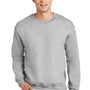 Gildan Mens DryBlend Moisture Wicking Fleece Crewneck Sweatshirt - Ash Grey