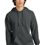 District Mens Cloud Fleece Hooded Sweatshirt Hoodie w/ Pouch Pocket - Heather Charcoal Grey