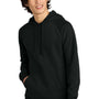 District Mens Cloud Fleece Hooded Sweatshirt Hoodie w/ Pouch Pocket - Jet Black