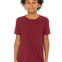 Bella + Canvas Youth Jersey Short Sleeve Crewneck T-Shirt - Cardinal Red - NEW