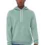 Bella + Canvas Mens Sponge Fleece Hooded Sweatshirt Hoodie w/ Pouch Pocket - Dusty Blue - NEW