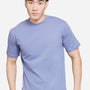 Lane Seven Mens Heavyweight Short Sleeve Crewneck T-Shirt - Colony Blue - Coming Soon