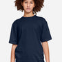 Lane Seven Mens Heavyweight Short Sleeve Crewneck T-Shirt - Navy Blue - Coming Soon