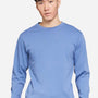 Lane Seven Mens Heavyweight Long Sleeve Crewneck T-Shirt - Colony Blue - Coming Soon