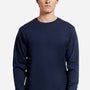 Lane Seven Mens Heavyweight Long Sleeve Crewneck T-Shirt - Navy Blue - Coming Soon