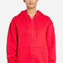 Lane Seven Mens Premium Full Zip Hooded Sweatshirt Hoodie w/ Pockets - Red - Coming Soon
