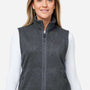 Marmot Womens Drop Line Fleece Full Zip Vest - Heather Steel Onyx Grey - Coming Soon
