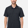 Huk Mens LoPro Performance Moisture Wicking Short Sleeve Polo Shirt - Black - NEW