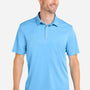 Huk Mens Pursuit Performance Moisture Wicking Short Sleeve Polo Shirt - Marolina Blue - NEW