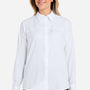 Huk Womens Tide Point UPF 30+ Long Sleeve Button Down Shirt - White - NEW
