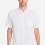Huk Mens Kona UPS 30+ Short Sleeve Button Down Shirt w/ Pocket - White - NEW