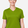 Team 365 Womens Zone Performance Mesh Moisture Wicking Short Sleeve V-Neck T-Shirt - Acid Green - Coming Soon