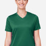 Team 365 Womens Zone Performance Mesh Moisture Wicking Short Sleeve V-Neck T-Shirt - Forest Green - Coming Soon