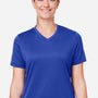 Team 365 Womens Zone Performance Mesh Moisture Wicking Short Sleeve V-Neck T-Shirt - Royal Blue - Coming Soon