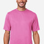 Team 365 Mens Zone Performance Mesh Moisture Wicking Short Sleeve Crewneck T-Shirt - Charity Pink - Coming Soon