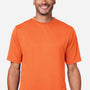 Team 365 Mens Zone Performance Mesh Moisture Wicking Short Sleeve Crewneck T-Shirt - Orange - Coming Soon