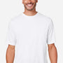Team 365 Mens Zone Performance Mesh Moisture Wicking Short Sleeve Crewneck T-Shirt - White - Coming Soon