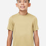 Team 365 Youth Zone Performance Mesh Moisture Wicking Short Sleeve Crewneck T-Shirt - Vegas Gold - New