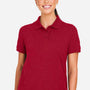 Harriton Womens Valiant Snag Resistant Short Sleeve Polo Shirt - Red - New