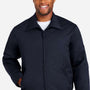 Harriton Mens ClimaBloc Station Full Zip Jacket - Dark Navy Blue - New