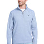 Vineyard Vines Mens Saltwater Moisture Wicking 1/4 Zip Sweatshirt - Jake Blue - Coming Soon
