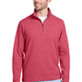 Vineyard Vines Mens Saltwater Moisture Wicking 1/4 Zip Sweatshirt - Lobster Reef Pink - New