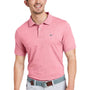 Vineyard Vines Mens Edgartown Pique Moisture Wicking Short Sleeve Polo Shirt - Lobster Reef Pink - New