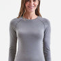 Onna Womens Unstoppable Long Sleeve Fresh Underscrub Base Layer - Heather Grey - New