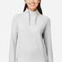 North End Womens Rhythm Waffle Sweatshirt w/ Pouch Pocket - Platinum Grey - Coming Soon