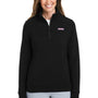Vineyard Vines Womens Collegiate Shep 1/4 Zip Sweatshirt - Jet Black - New