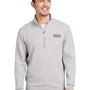Vineyard Vines Mens Collegiate Shep 1/4 Zip Sweatshirt - Heather Grey - New
