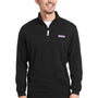 Vineyard Vines Mens Collegiate Shep 1/4 Zip Sweatshirt - Jet Black - Coming Soon