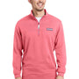 Vineyard Vines Mens Collegiate Shep 1/4 Zip Sweatshirt - Jetty Red - Coming Soon